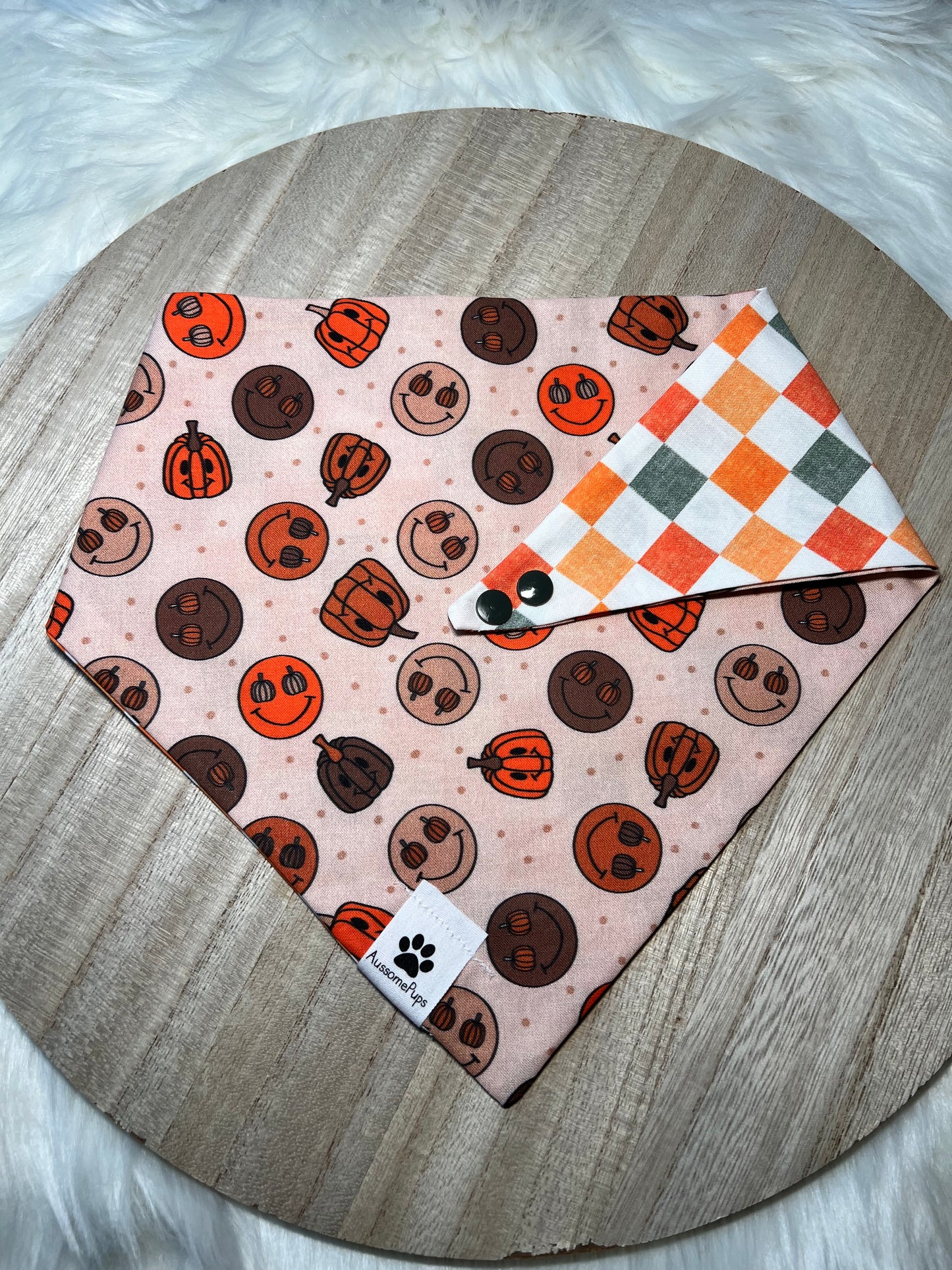 Pumpkin Smiles Bandana