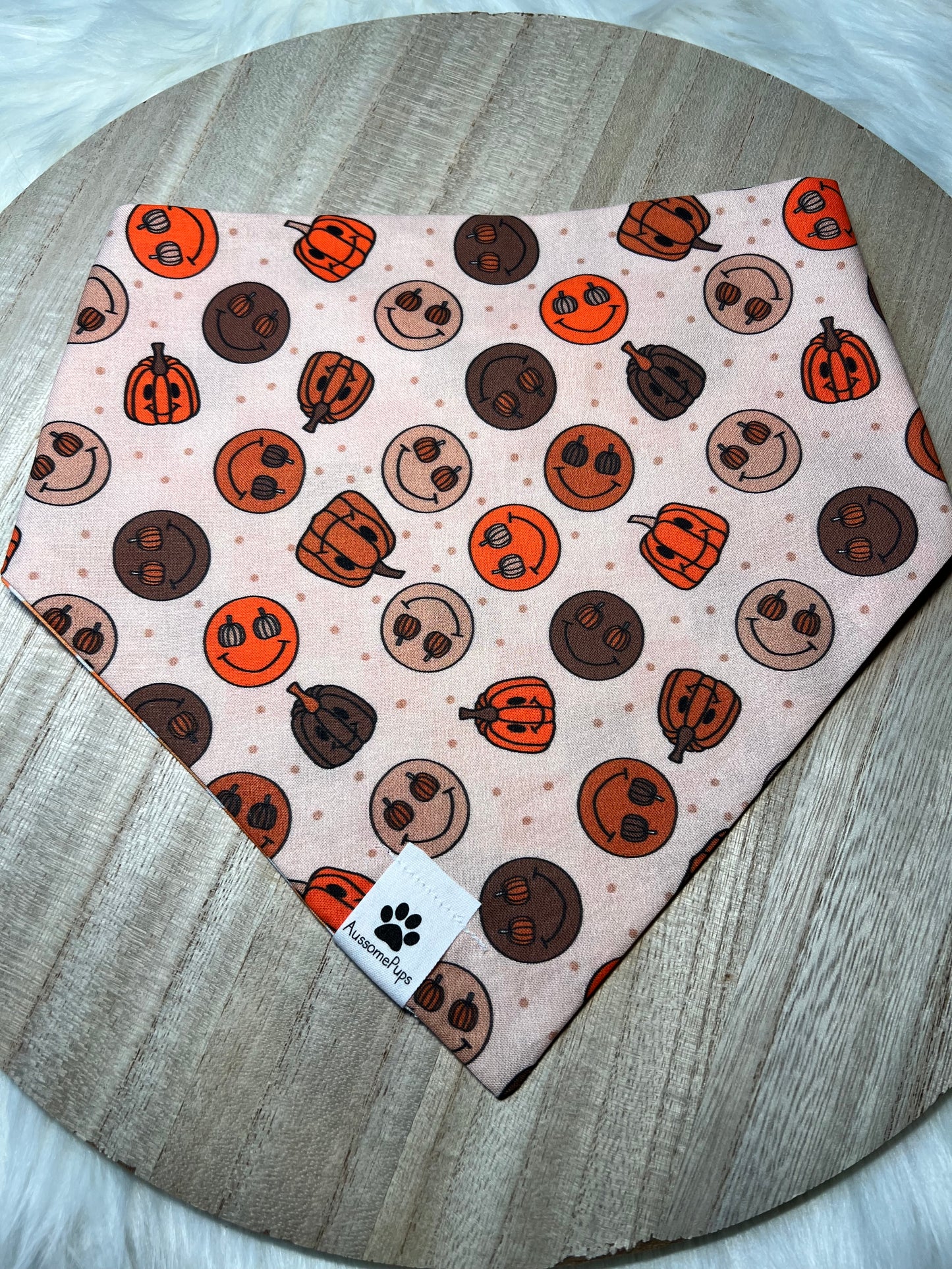 Pumpkin Smiles Bandana