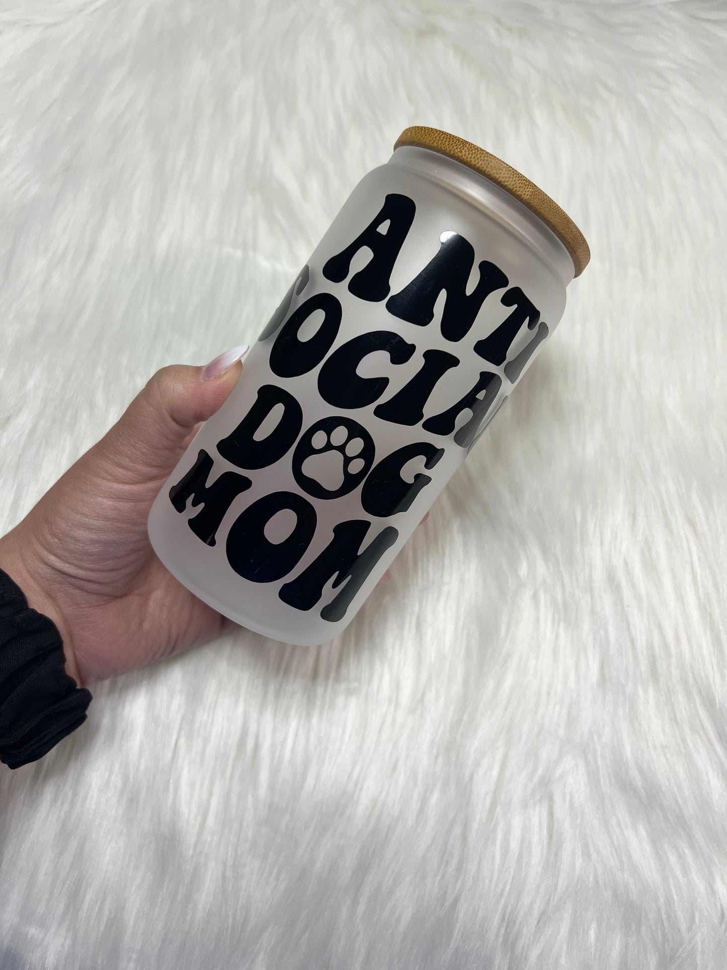 Anti Social Dog Mom cup