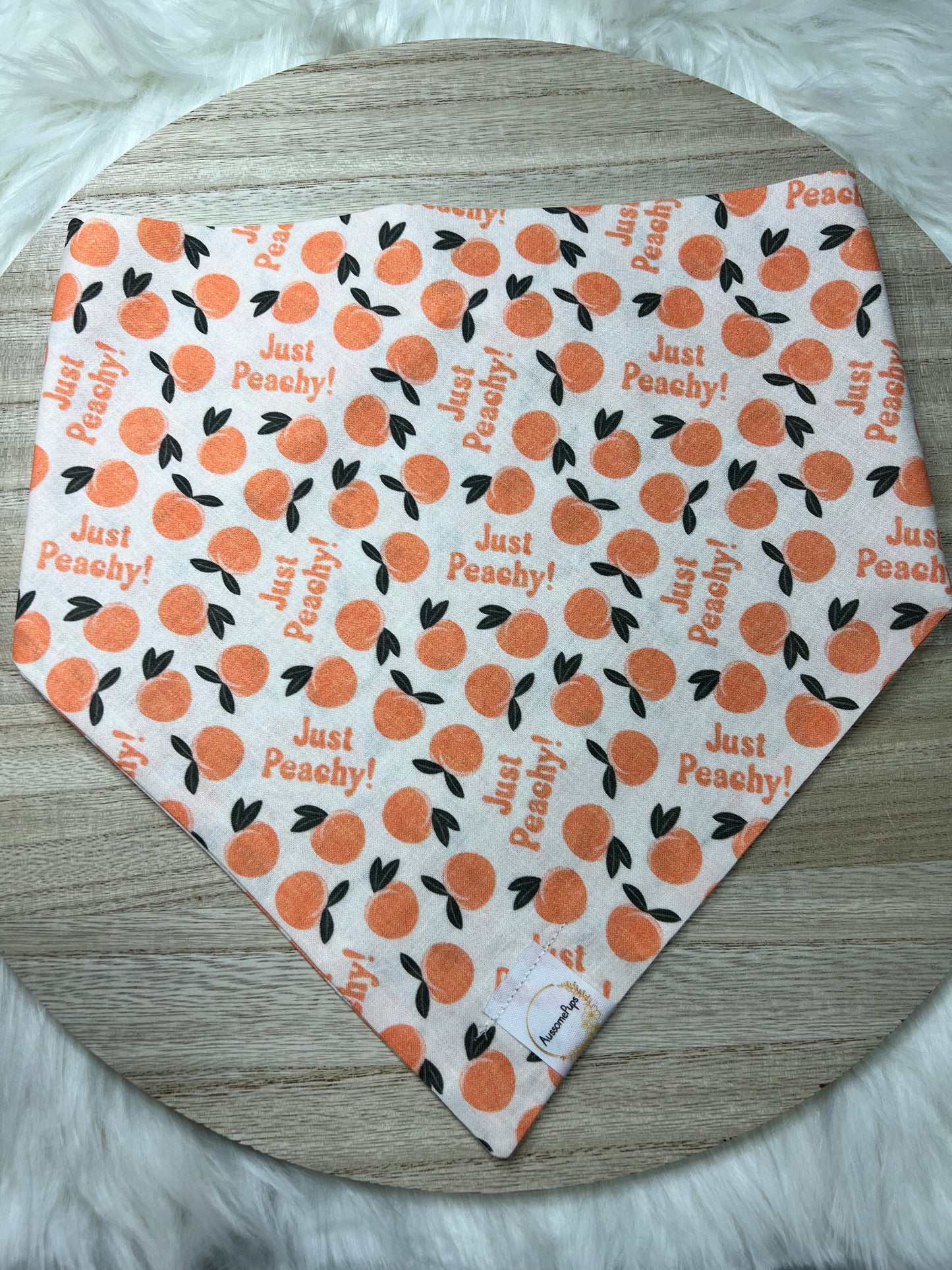 Just Peachy! Bandana - AussomePups