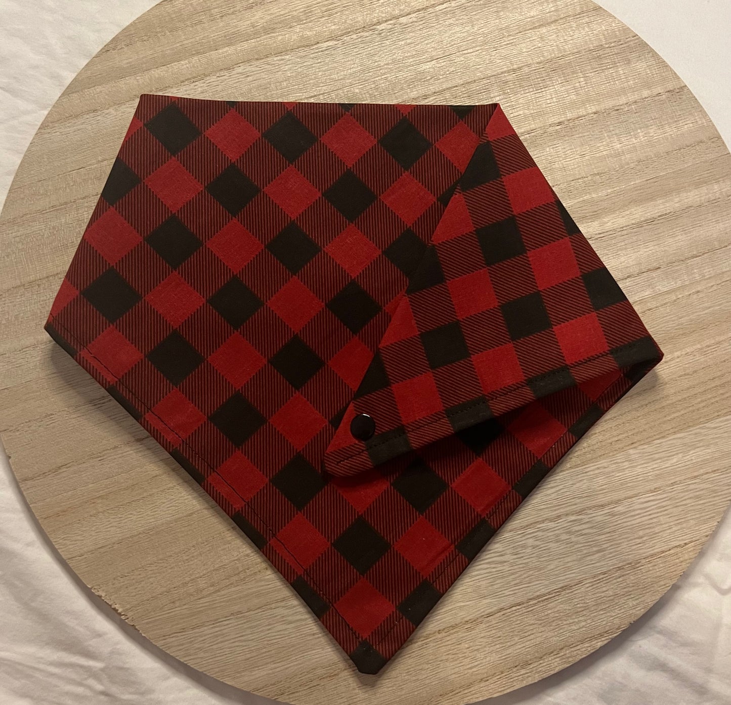 Red and Black Buffalo Plaid - AussomePups