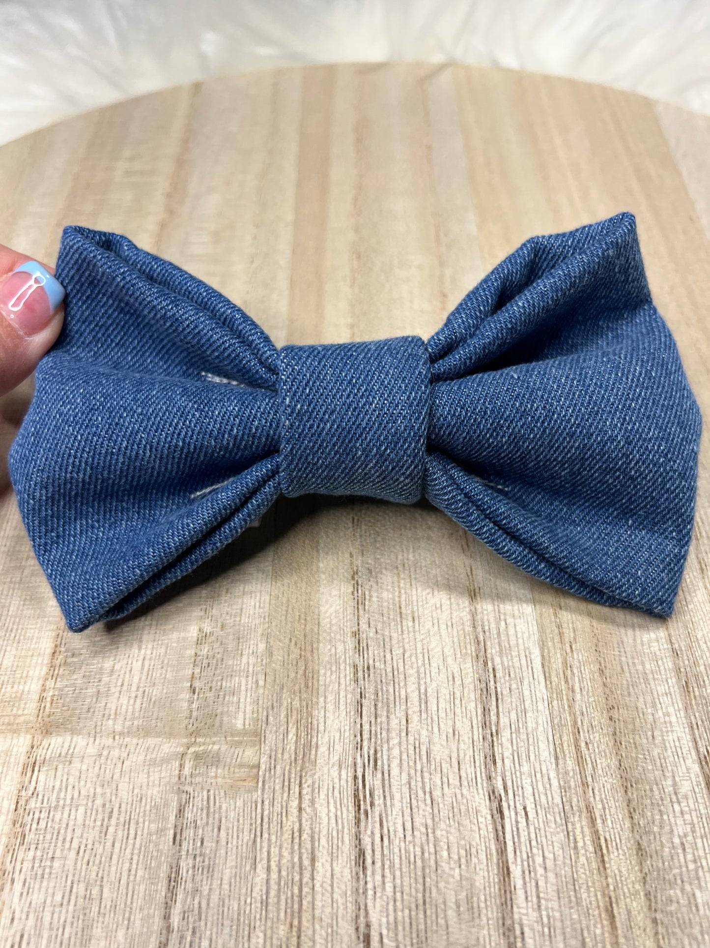 Denim Bowtie - AussomePups