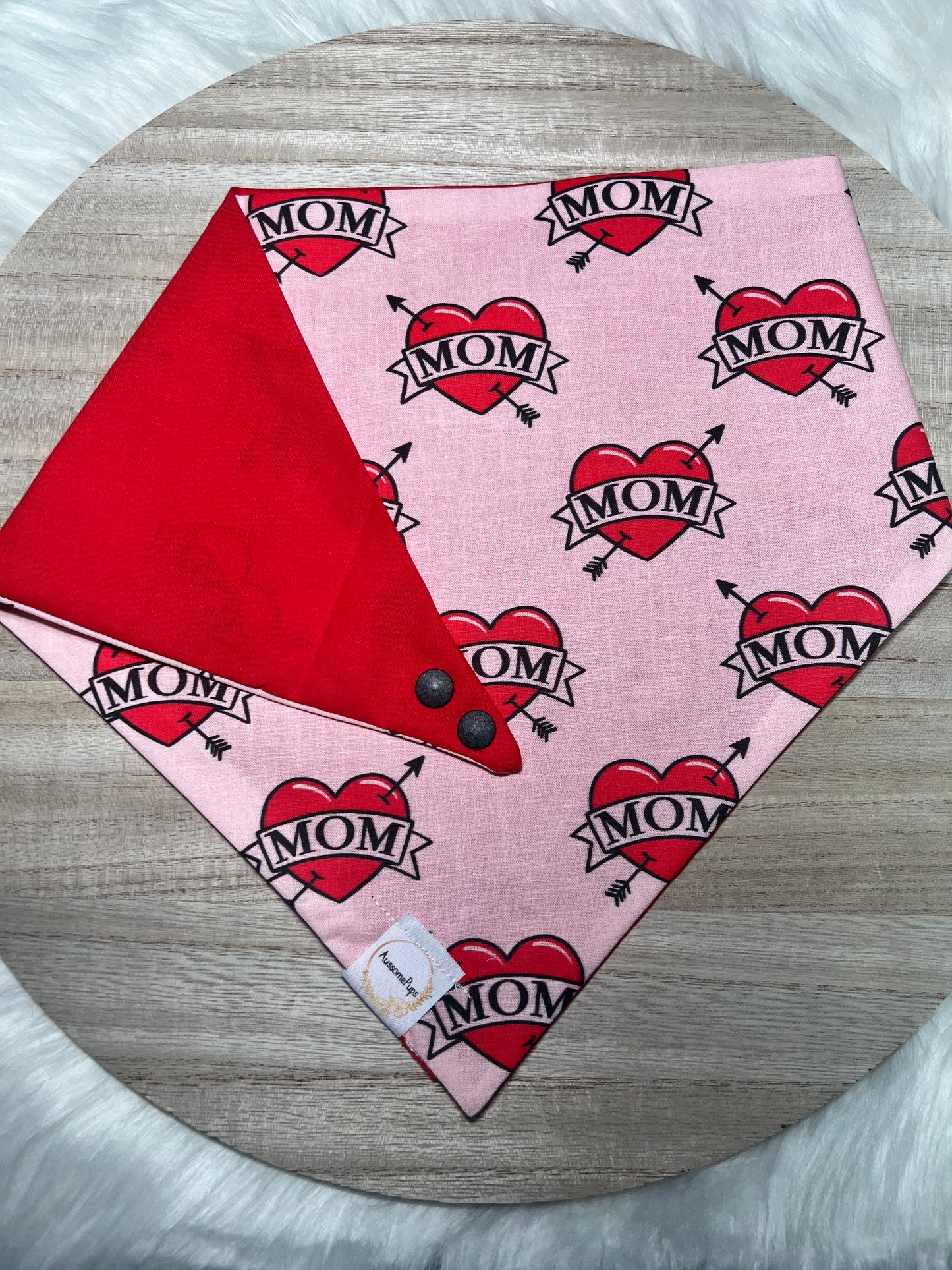 Mom Tattooed Bandana - AussomePups