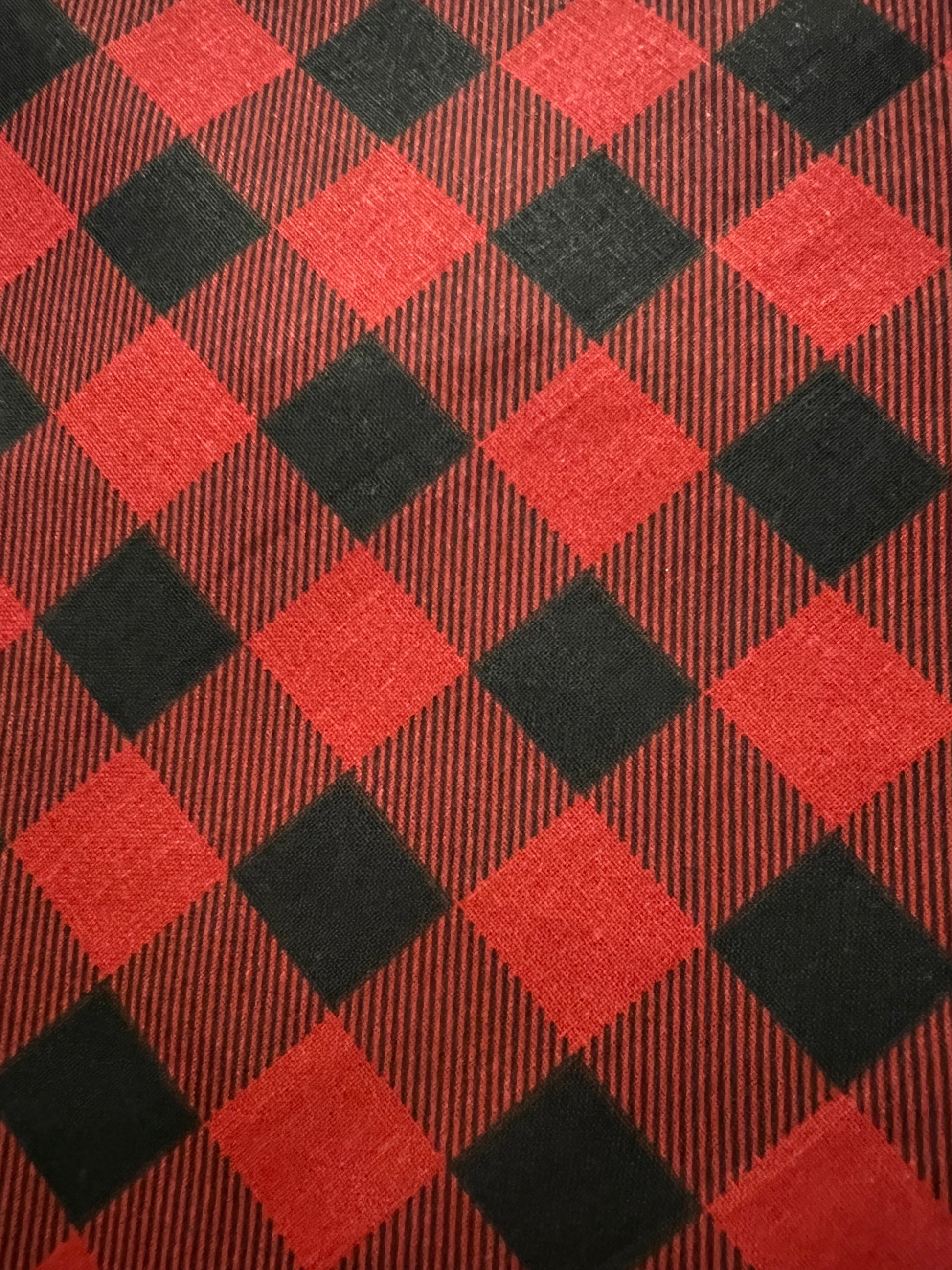 Red and Black Buffalo Plaid - AussomePups